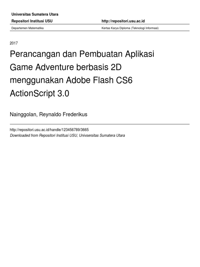 Contoh Laporan Perancangan Game
