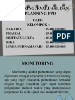 Monitoring, Evaluasi, Dan Replanning PPD