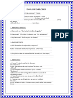 English Tenses, Voice, Reported Speech & Rewriting Exercises