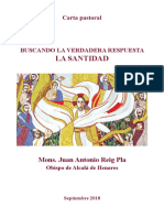 Carta Pastoral Mons. Reig Pla