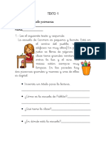 Comprensión Lectora TEXTO 1 PDF