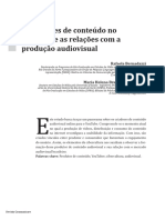 Produtores de Conteúdo No YouTube e As Relações Com A Produção Audiovisual