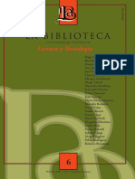Revista La Biblioteca - Lectura y tecnologia.pdf
