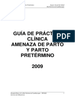 Gpcl-Amenaza de Parto y Parto Pretermino