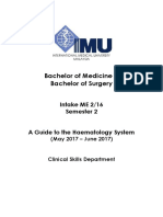 Haematology System Clinical Skills Guide