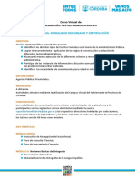 Presentación Del Curso Virtual REDACCIÓN Y ESTILO ADMINISTRATIVO PDF