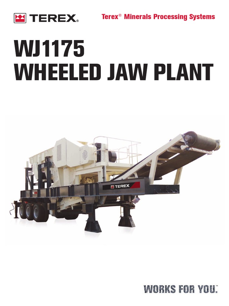 73.Terex® WJ1175 Wheeled Jaw Plant - E | PDF | Manufactured Goods