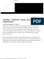 Chikitsa - Treatment Types, Ayurvedic Classification