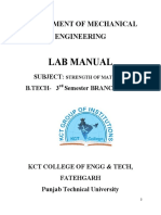Lab Manual: Department of Mechanical Engineering