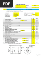 Saddle Design at Operating Condition