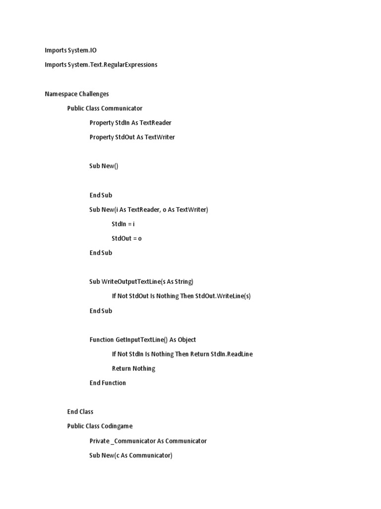 HackerRank VB - Net Challenges | PDF | Software Engineering | Areas Of ...