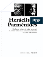 Heráclito y Parménides