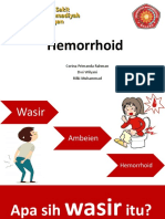 Penyuluhan Hemoroid