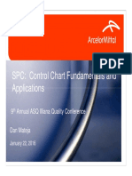 SPC: Control Chart Fundamentals and Applications Applications