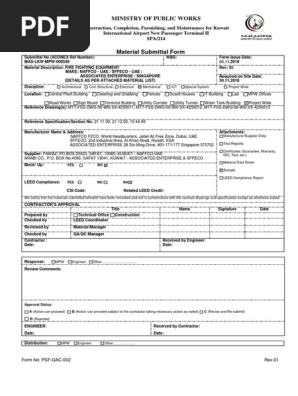 Fire Fighting Equipment Sample Submittal (1)
