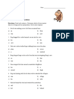 Prepositions Test: With Cave People..