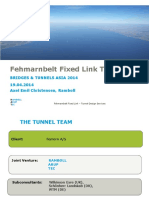 Fehmarnbelt Fixed Link Tunnel: Bridges & Tunnels Asia 2014 19.04.2014 Axel Emil Christensen, Ramboll