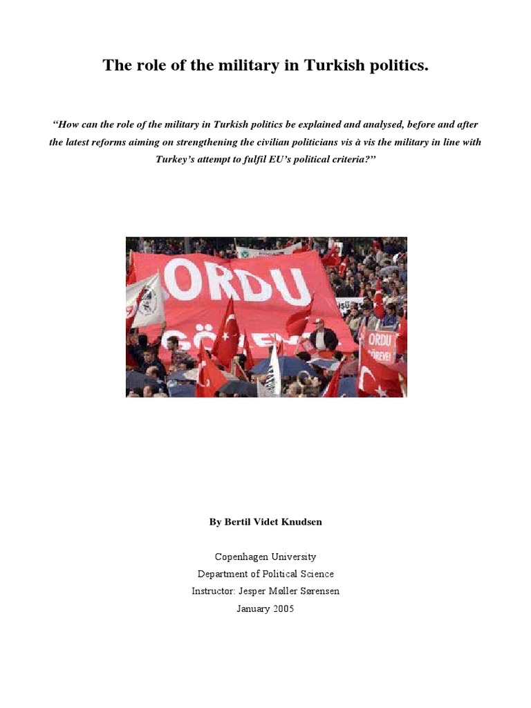 Military's Role in Turkish Politics | PDF | Mustafa Kemal Atatürk | Turkey