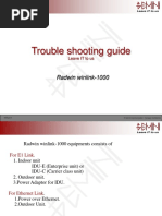 Radwin/ Ceragon Troubleshooting