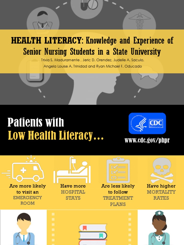 Senior Nursing Students' Health Literacy | PDF | Nursing | Literacy