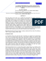 Determinants of Academic Performance Among Senior H Igh School Shs Students in The Ashanti Mampong Municipality of Ghana