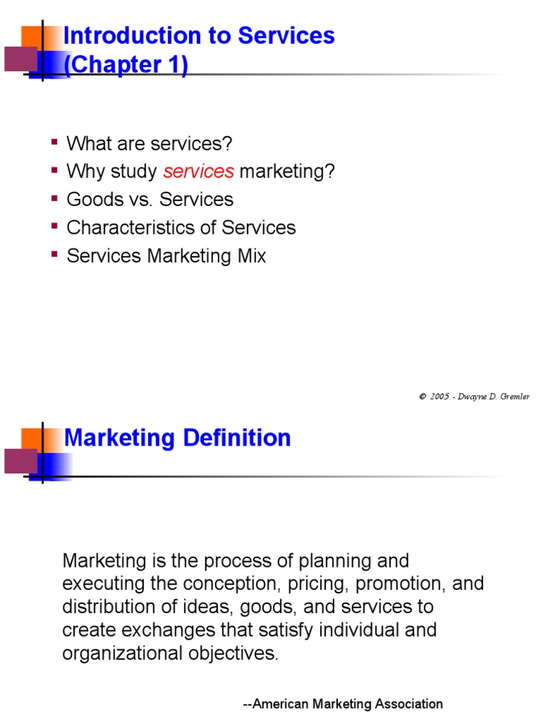 Introduction to Services Marketing | PDF | Marketing | Goods