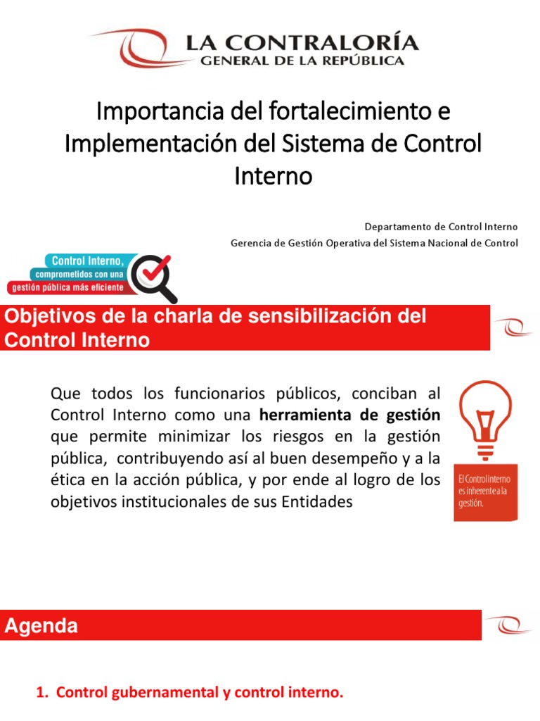 Implementación del Sistema de Control Interno | PDF | Planificación ...