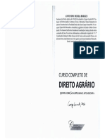 Relações Do Direito Agrário Com Outros Ramos Do Direito - Borges PDF