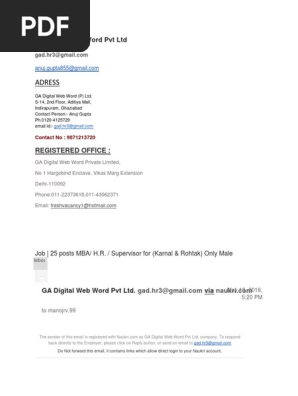 GA Digital Web Word Pvt Ltd