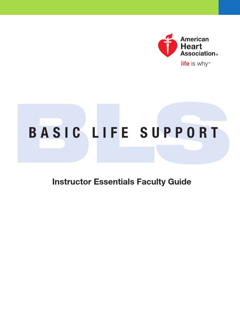 BLS Manual New PDF Test (Assessment) Lesson Plan