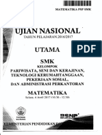 Un Matematika SMK 2017 Kelompok PSP PDF