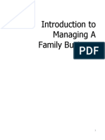 Four Keys to Managing a Family Business