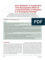 Control of Anterior Epistaxis