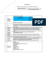  trabajo de perfil de proyecto