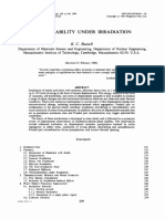 Phase Stability Under Irradiation