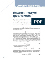 Einstein's Theory of Specific Heats: Classical Concept Review 23