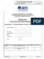 New - EXPERIMENT 3 - 2017 - Voltage Regulator Using LM 7805 LM 7905 PDF