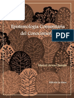 Marcel Arvea. Epistemologia Comunitaria Del Conocimien