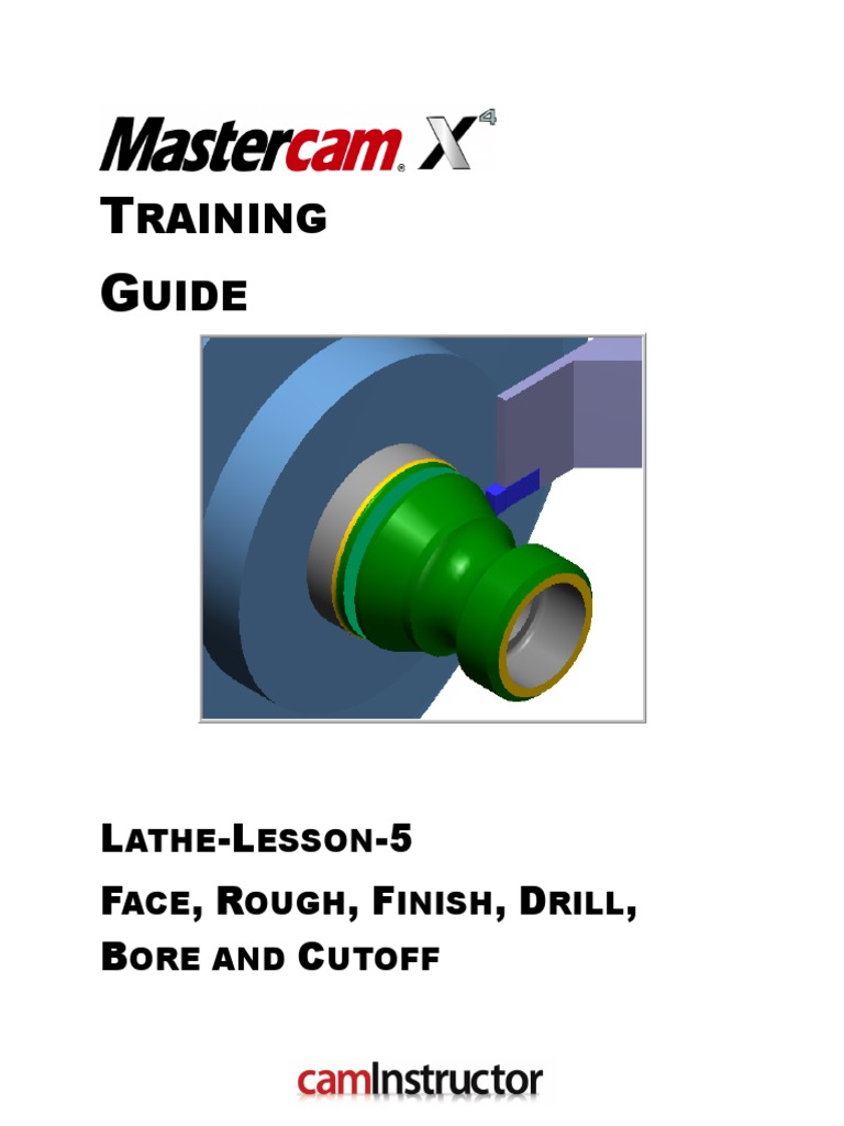 Mastercam Lathe Lesson 5 Guide | PDF | Machine Tool | Icon (Computing)