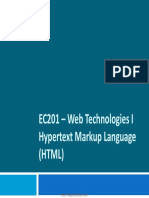 HTML Introduction - PHP Lecture 2 PDF
