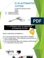 CHAPTER 1 - Actuators in Automation System