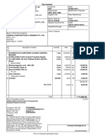 Tax Invoice: Manual Switch