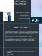 Lavadores húmedos y semi-humedos eliminan partículas y gases nocivos