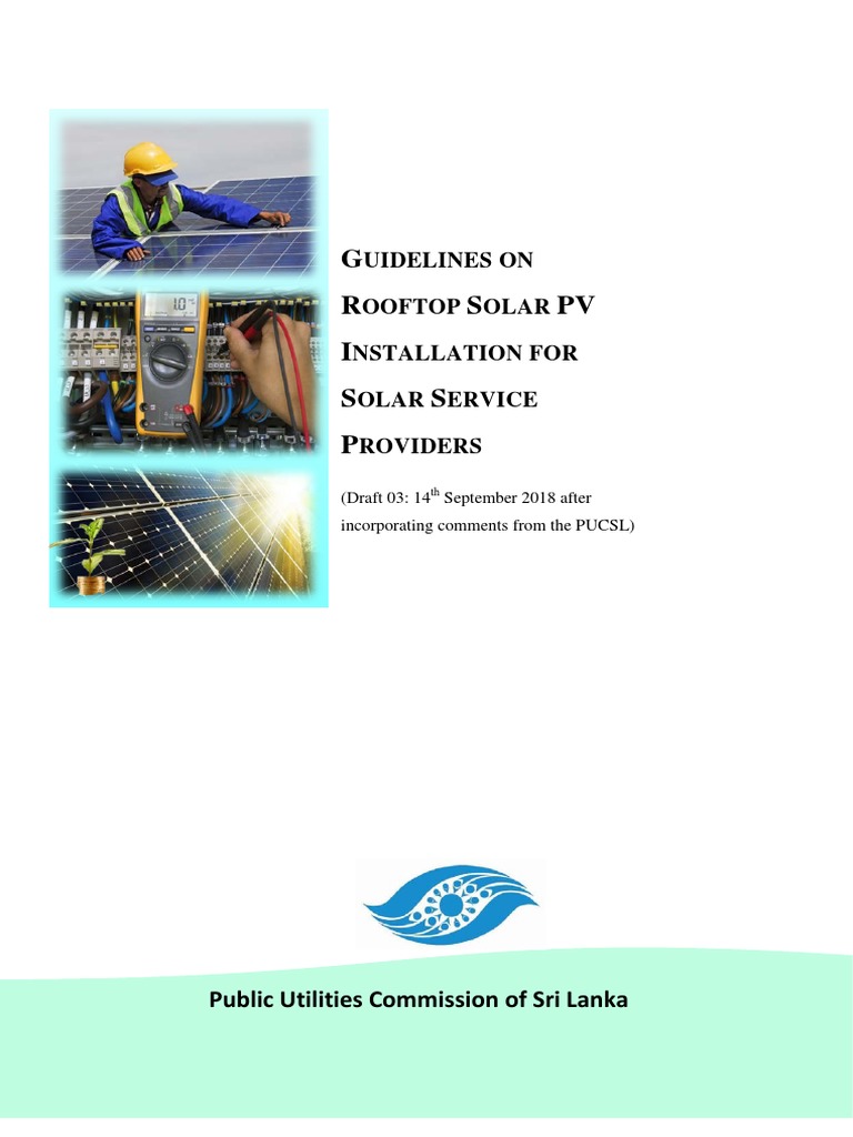 Rooftop Solar PV Installation Guidelines | PDF | Photovoltaic System ...