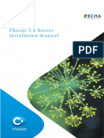 Chesar 3.4 Server Installation Manual