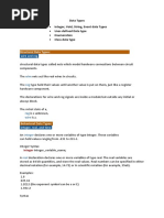 Structural Data Types: Wire and Reg