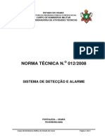 NT12-2008 Sistema de Detecção e Alarme PDF