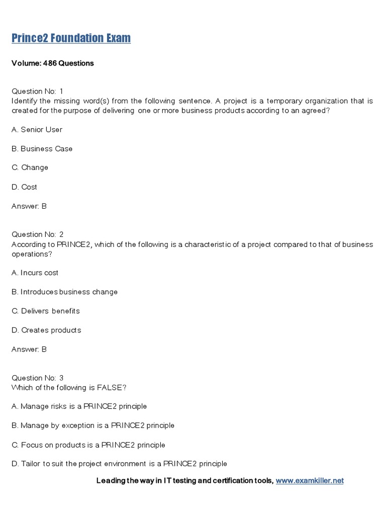 Prince2 Foundation User Guide v1.6 PDF Stakeholder (Corporate