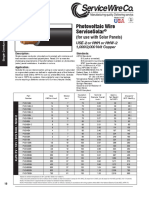 Photovoltaic Wire Servicesolar: (For Use With Solar Panels)