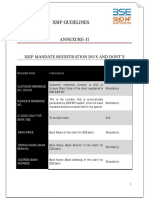 Xsip Gudelines: Annexure-Ii